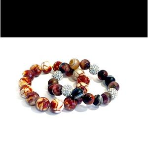 White orange bracelet